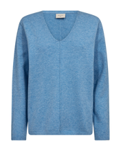 Load image into Gallery viewer, FREEQUENT PULLOVER CLAURA azure blue melange
