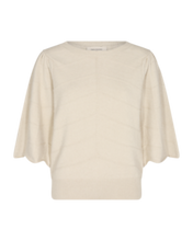 Load image into Gallery viewer, FREEQUENT PULLOVER CLAURA zig-zag pattern and puff sleeve
