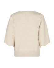 Load image into Gallery viewer, FREEQUENT PULLOVER CLAURA zig-zag pattern and puff sleeve
