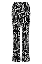 Afbeelding in Gallery-weergave laden, ZOSO IRMA PRINTED FANTASY FABRIC PANT black/white
