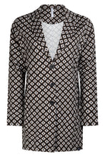 Afbeelding in Gallery-weergave laden, ZOSO COMFY PRINTED BLAZER CINDY taupe/black
