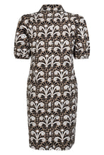 Load image into Gallery viewer, ZOSO LIVAS PRINTED TRAVEL DRESS taupe/black
