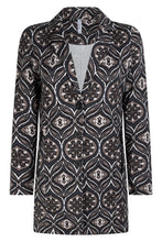 Load image into Gallery viewer, ZOSO PRINTED SPORTY BLAZER SHARON taupe/carbon
