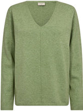 Afbeelding in Gallery-weergave laden, FREEQUENT PULLOVER CLAURA piquant green melange
