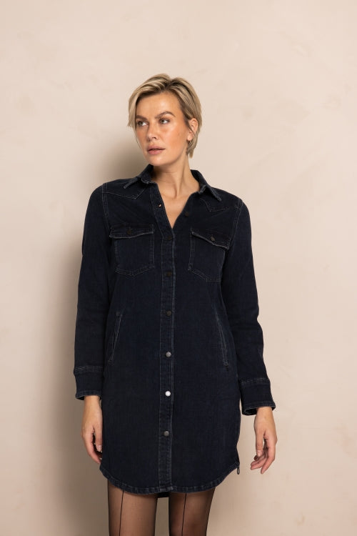 ZHRILL LANGE BLOUSE TYRANA black