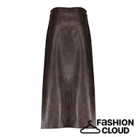 Afbeelding in Gallery-weergave laden, GEISHA SKIRT PU brown
