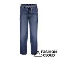 Load image into Gallery viewer, GEISHA JEANS BAGGY + BELT heavy stone wash

