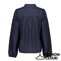 Afbeelding in Gallery-weergave laden, GEISHA BLOUSE WITH LACE DETAILS navy
