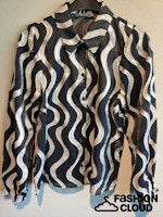 GEISHA BLOUSE black/gold