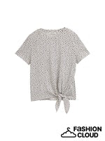TOM TAILOR DENIM PRINTED KNOT T-SHIRT abstract print