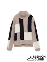 Afbeelding in Gallery-weergave laden, TOM TAILOR KNIT STRUCTURED COLOR BLOCK taupe structured
