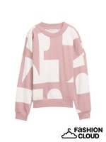 Afbeelding in Gallery-weergave laden, TOM TAILOR DENIM PRINTED SWEATSHIRT rose white big scale print
