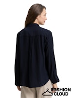 Afbeelding in Gallery-weergave laden, TOM TAILOR BLOUSE STRUCTURED SOLID lunar eclipse
