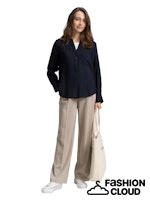 Afbeelding in Gallery-weergave laden, TOM TAILOR BLOUSE STRUCTURED SOLID lunar eclipse
