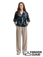 Afbeelding in Gallery-weergave laden, TOM TAILOR BLOUSE PLISSE ALLOVERPRINTED big flower design
