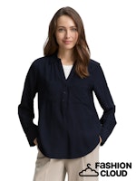 Afbeelding in Gallery-weergave laden, TOM TAILOR BLOUSE STRUCTURED SOLID lunar eclipse
