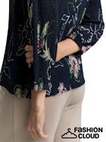 Afbeelding in Gallery-weergave laden, TOM TAILOR BLOUSE PLISSE ALLOVERPRINTED big flower design
