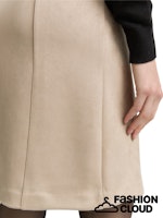Load image into Gallery viewer, TOM TAILOR SKIRT SUEDE OPTIC soft taupe grey
