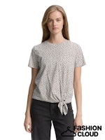 Afbeelding in Gallery-weergave laden, TOM TAILOR DENIM PRINTED KNOT T-SHIRT abstract print

