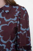 Afbeelding in Gallery-weergave laden, GEISHA BLOUSE PRINT blue/burgundy
