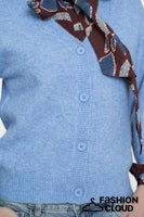 Load image into Gallery viewer, GEISHA CARDIGAN V-NECK 3/4 SLEEVES blue
