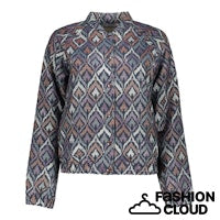 GEISHA JACKET PRINT blue