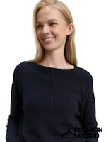 Load image into Gallery viewer, TOM TAILOR KNIT COSY BOATNECK PULLOVER lunar eclipse
