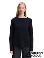 Load image into Gallery viewer, TOM TAILOR KNIT COSY BOATNECK PULLOVER lunar eclipse
