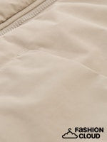 Load image into Gallery viewer, TOM TAILOR REVERSIBLE FAKE FUR COAT soft taupe grey
