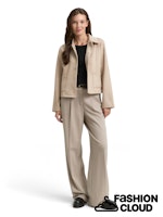 Load image into Gallery viewer, TOM TAILOR BLAZER JACKET WITH SUEDE OPTIC soft taupe grey
