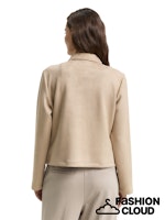 Load image into Gallery viewer, TOM TAILOR BLAZER JACKET WITH SUEDE OPTIC soft taupe grey
