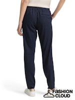 Load image into Gallery viewer, TOM TAILOR JERSEY LOOSE FIT PANTS PINSTRIPE navy white pinstripe
