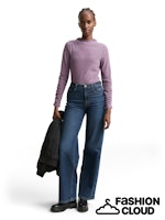 Load image into Gallery viewer, TOM TAILOR DENIM COSY LONGSLEEVE T-SHIRT dark lavender melange
