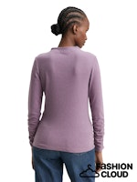 Load image into Gallery viewer, TOM TAILOR DENIM COSY LONGSLEEVE T-SHIRT dark lavender melange
