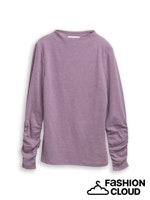Load image into Gallery viewer, TOM TAILOR DENIM COSY LONGSLEEVE T-SHIRT dark lavender melange
