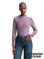 Load image into Gallery viewer, TOM TAILOR DENIM COSY LONGSLEEVE T-SHIRT dark lavender melange
