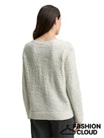 Afbeelding in Gallery-weergave laden, TOM TAILOR KNIT DEGRADE PULLOVER grey gradient knit
