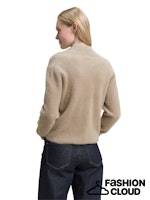Afbeelding in Gallery-weergave laden, TOM TAILOR KNIT CARDIGAN WITH ZIP soft taupe grey
