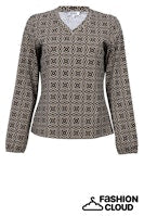 Afbeelding in Gallery-weergave laden, ZOSO TRAVEL BLOUSE VANESSA black-camel
