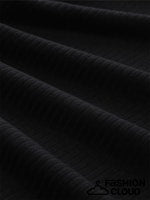 Load image into Gallery viewer, TOM TAILOR DENIM RIB T-SHIRT WITH FRILL EDGE deep black
