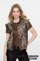 Load image into Gallery viewer, GEISHA ANIMAL PRINT black/brown
