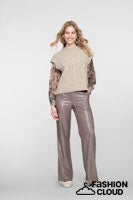 Load image into Gallery viewer, GEISHA PANTS taupe/silver
