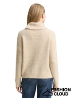 Afbeelding in Gallery-weergave laden, TOM TAILOR KNIT STRUCTURED TURTLENECK sand stone beige melange
