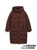 Afbeelding in Gallery-weergave laden, TOM TAILOR FUNCTIONAL PUFFER COAT dark pecan brown
