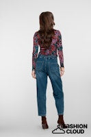 Load image into Gallery viewer, GEISHA JEANS BAGGY + BELT heavy stone wash
