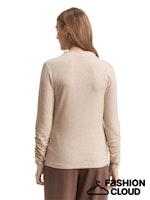 Load image into Gallery viewer, TOM TAILOR DENIM COSY LONGSLEEVE T-SHIRT cosy beige melange
