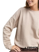 Afbeelding in Gallery-weergave laden, TOM TAILOR DENIM CREWNECK SWEATSHIRT cosy beige melange
