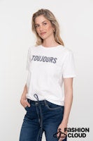 Load image into Gallery viewer, GEISHA T-SHIRT TOUJOURS off white/blue
