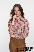 Afbeelding in Gallery-weergave laden, GEISHA BLOUSE beige/soft pink
