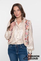 Load image into Gallery viewer, GEISHA GILET beige/soft pink
